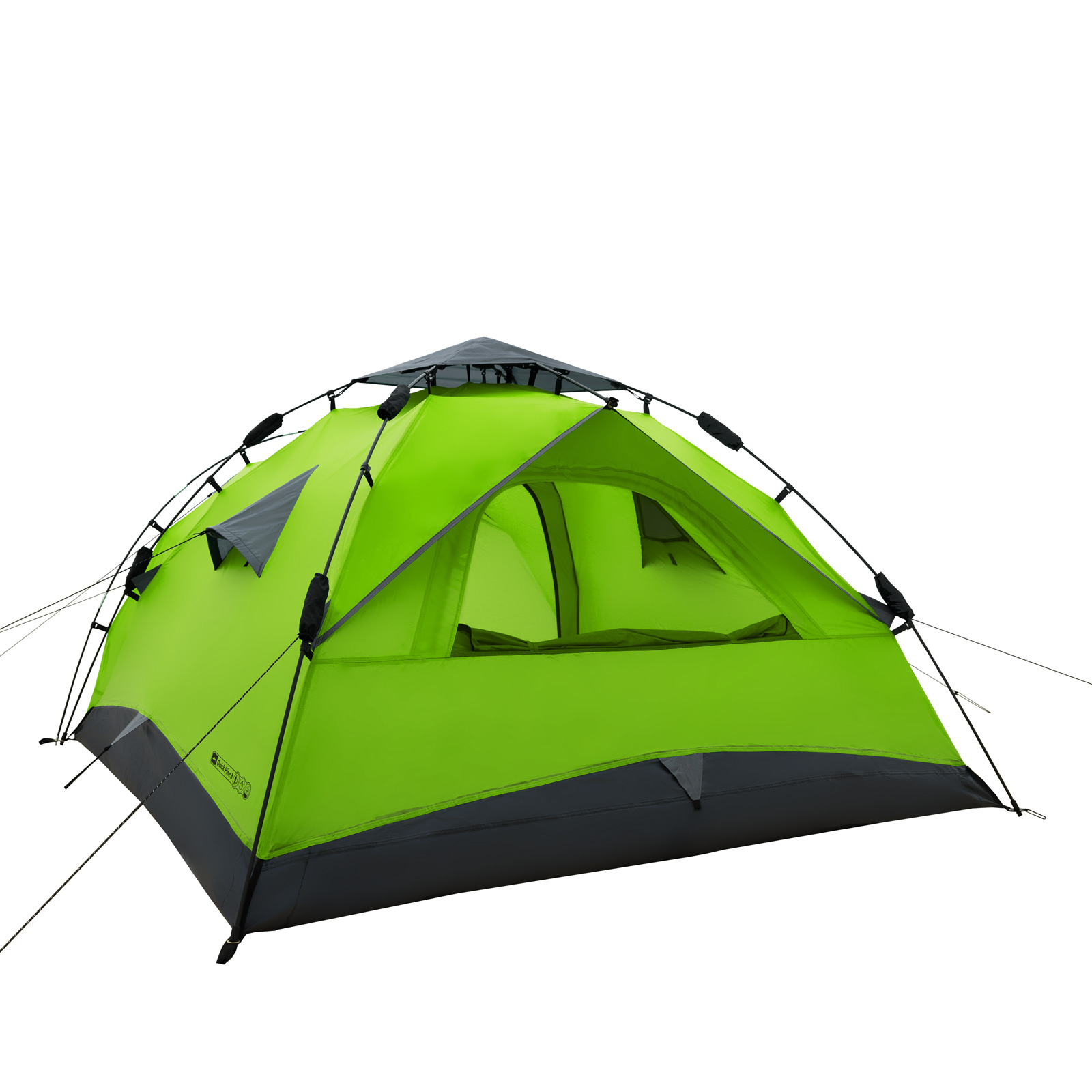 Sekundenzelt QEEDO Quick Pine 3 Personen Zelt Campingzelt Pop Up Zelt Wurfzelt
